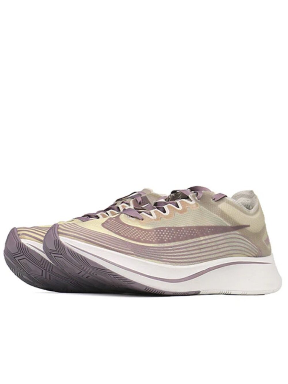 Nike Zoom Fly Chicago Mens UK 10 Taupe Grey Running Shoe US 11 EU 45 AA3172-200